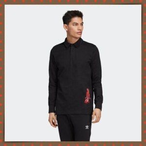 NWT $80 ADIDAS Originals mens SHIRT XS Keiichi Tanaami GALLLERY RUGBY